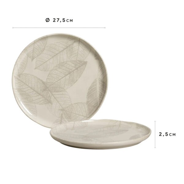 Plato playo de cerámica modelo Ventania 27.5cm