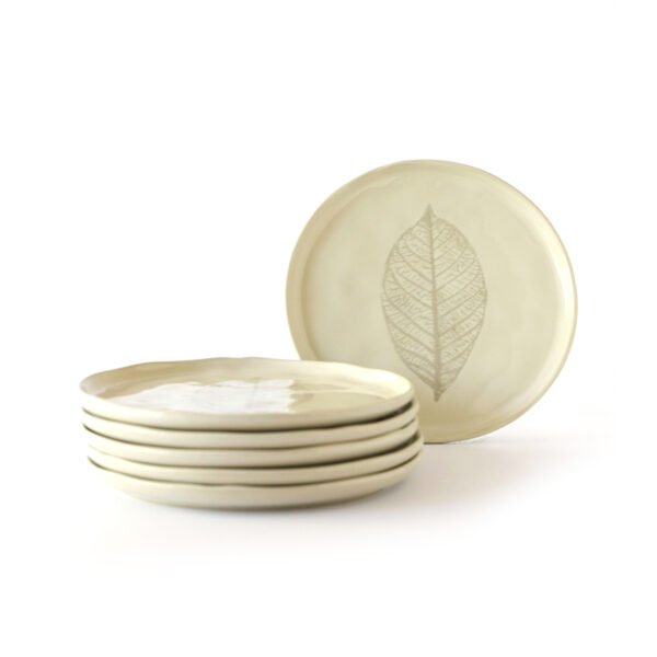 Plato de postre de cerámica modelo Ventania 21.5cm