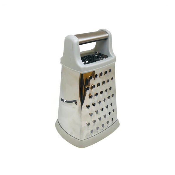 Rallador chico de acero inoxidable de 4 caras base antideslizante