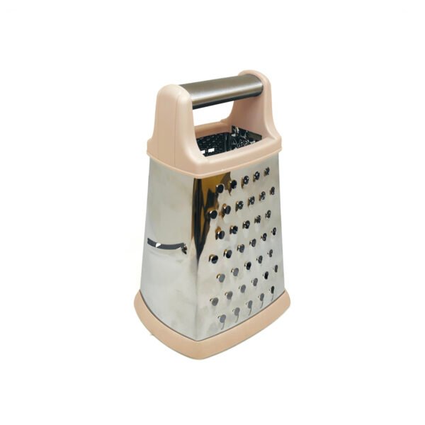 Rallador chico de acero inoxidable de 4 caras base antideslizante