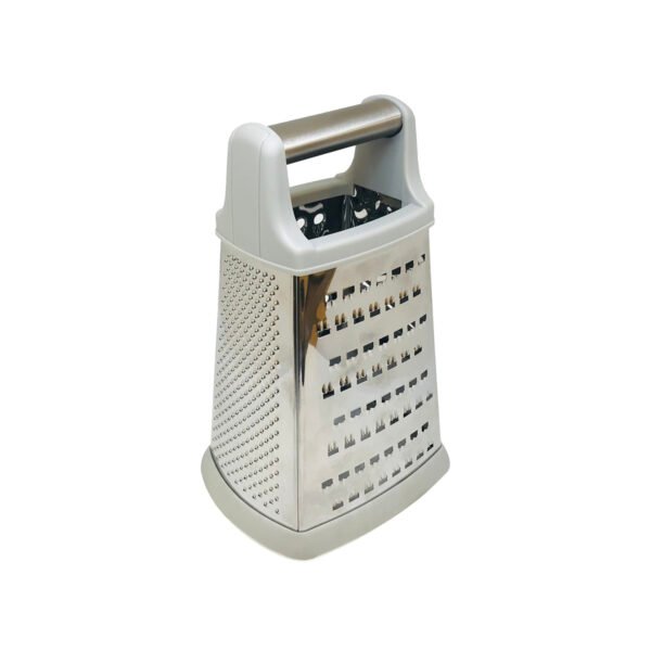 Rallador chico de acero inoxidable de 4 caras base antideslizante