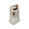 Rallador chico de acero inoxidable de 4 caras base antideslizante