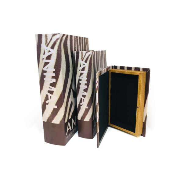 Set x3 cajas libros decorativos modelo Marakesh