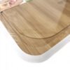 Tabla de picar de bambú 40x33cm borde esmaltado