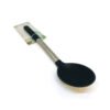 Cuchara de nylon para cocina con mango de metal