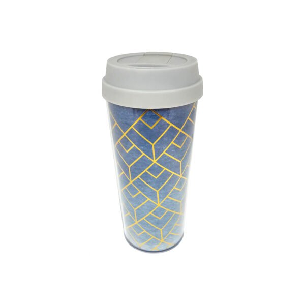Vaso térmico de plástico 400ml varios diseños