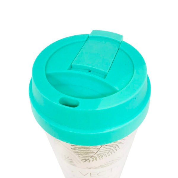 Vaso térmico de plástico 400ml varios diseños