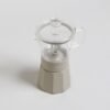 Cafetera Tipo Italiana De Borosilicato Grey 240 ML