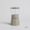 Cafetera Tipo Italiana De Borosilicato Grey 240 ML
