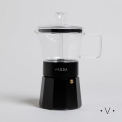 Cafetera Tipo Italiana de Borosilicato 360 ML
