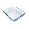 Fuente Cuadrada de Vidrio Unique con Asas 1,8lt 25cmx22cmx5cm