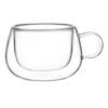 Taza de Té Doble vidrio con Asa 220ml