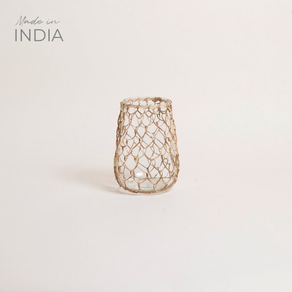 Jarrón Bangalore Malla Ratan 21x14 CM