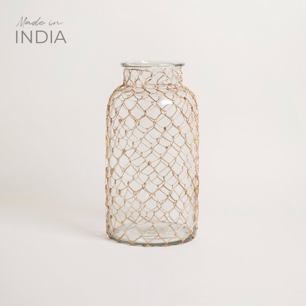 Jarrón Bangalore Malla Ratan 41x21 CM