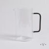 Jarra de Borosilicato con mango negro 1160 ML