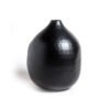 Jarrón Bhima Negro 28x33 CM