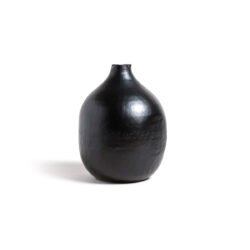 Jarrón Bhima Negro 22,5x27 CM