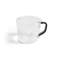 Mug Borosilicato con Mango Negro 300 ML