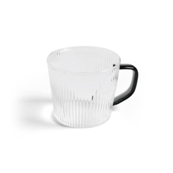 Mug Borosilicato con Mango Negro 300 ML