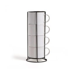 Set x4 Tazas Dotts en Rack 285 ML