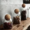 Frasco de Vidrio Borosilicato con Tapa Corcho 850ml