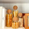 Frasco de Vidrio Borosilicato con Tapa Corcho 850ml