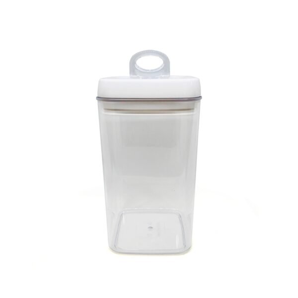 Frasco taper cierre hermético acrílico rectangular 2300ml