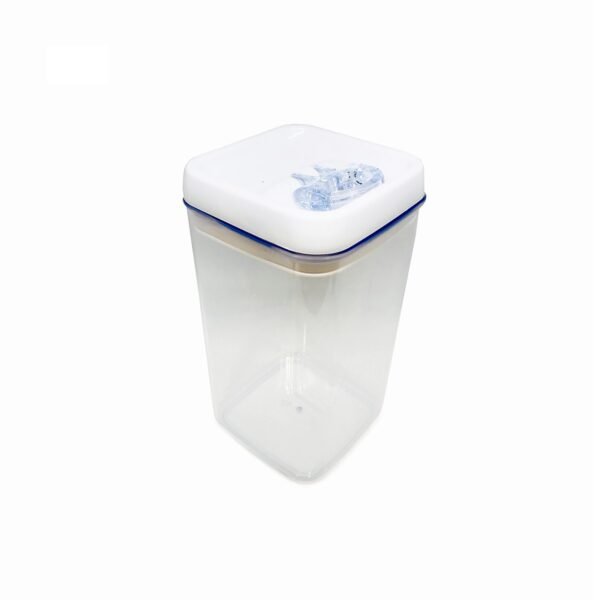 Hermetico rectangular 2300ml con fondo blanco