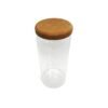 frasco vidrio tapa hermetica 20cm con fondo blanco