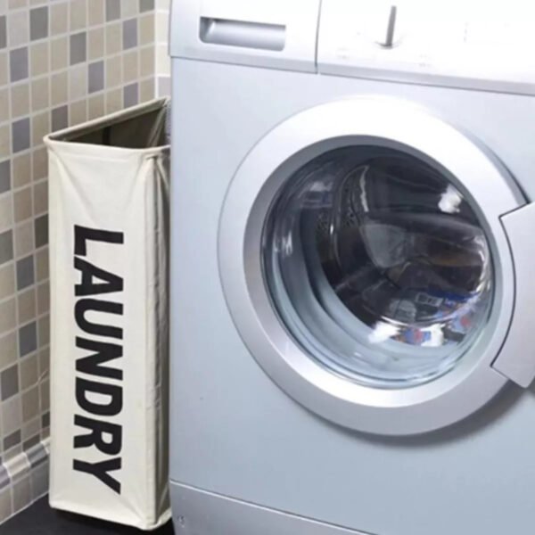 Cesto de ropa sucia laundry con ruedas plegable compacto rectángular