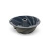 molde savarin silicona color gris con fondo blanco