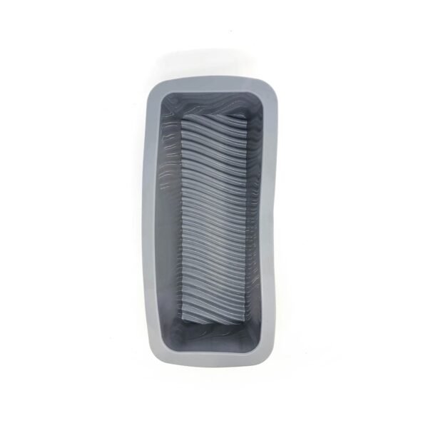 Molde budinera silicona 23cm color gris