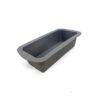 molde budinera silicona color gris con fondo blanco