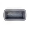 Molde budinera silicona 20cm color gris