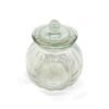 Frasco de vidrio bombe 750ml con fondo blanco