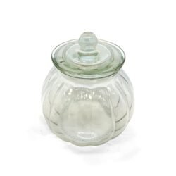 Frasco de vidrio bombe 750ml con fondo blanco