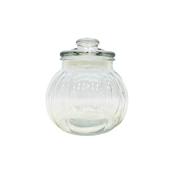 Frasco vidrio bombe 2200ml con fondo blanco