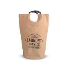 bolsa para ropa sucia laundry service con fondo blanco
