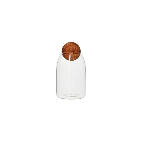 Frasco de Vidrio Borosilicato con Tapa Corcho 850ml