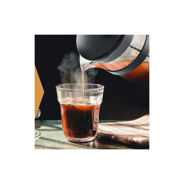 Cafetera prensa francesa con embolo 800cc color negro