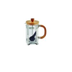 cafetera francesa bamboo 600cc con fondo blanco