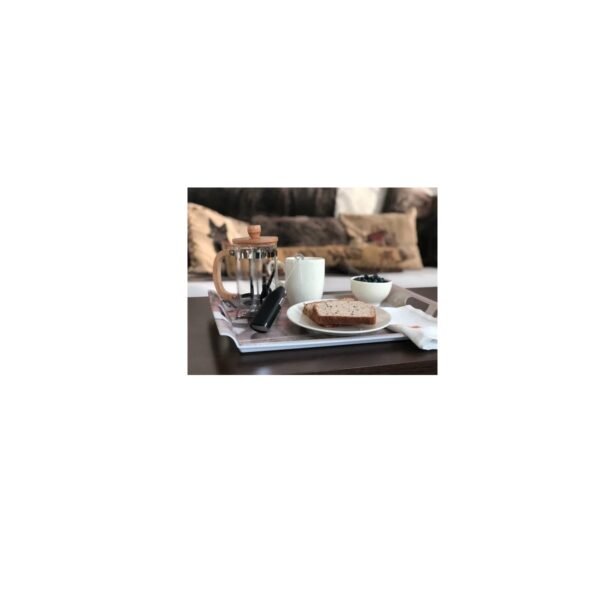Cafetera prensa francesa embolo bamboo y vidrio 600ml