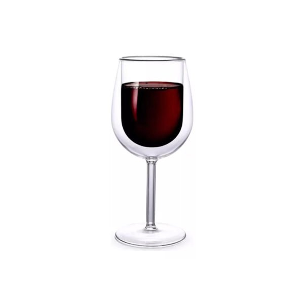 Copa de vino doble vidrio de 350ml