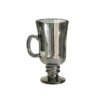 Jarro cónico para capuccino de vidrio espejado 290ml