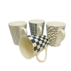 taza con diseño con fondo blanco
