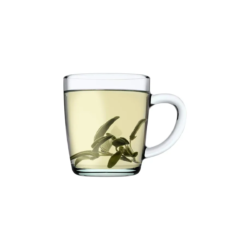 vaso reciclado con fondo blanco