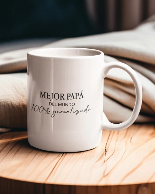Taza día del padre mejor papá