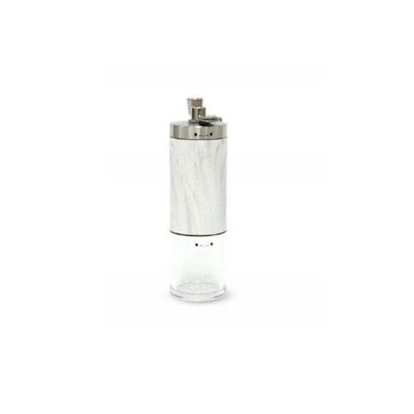 molinillo simil madera blanco con fondo blanco