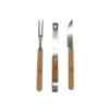 Set tenedor cuchillo y pinza 33cm