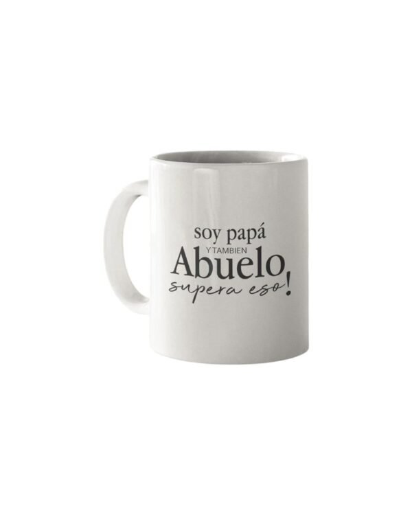 taza abuelo con fondo blanco